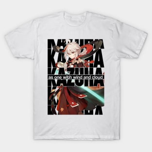 KAZUHA as one with wind and cloud Genshin Impact T-Shirt